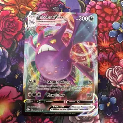 Pokemon Card Crobat VMAX 045/072 Shining Fates Full Art Near Mint - Image 1
