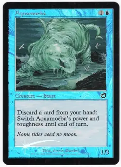 Aquamoeba 2002 Torment FOIL Blue Common Creature MTG NM AZ1 - Image 1