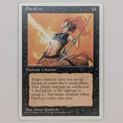 Paralyze - 4th Edition Fourth 4ED Magic Card MTG - NM - Image 1