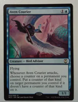 Aven Courier *Rare* Magic MtG x1 NCC Commander Streets of New Capenna - Image 1