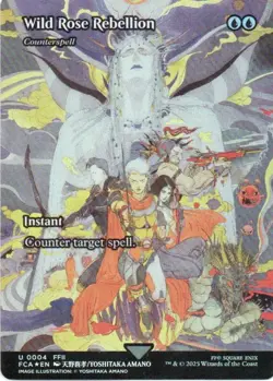 MTG: Final Fantasy: Through the Ages: Foil Showcase Wild Rose Rebellion: LP Con - Image 1