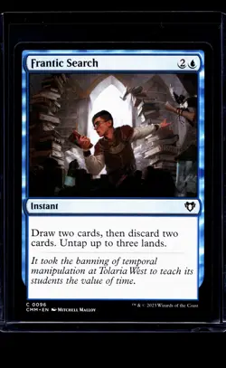 2023 MTG Magic The Gathering CMM Commander Masters #96 Frantic Search - Image 1