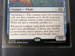 MTG Dreamtide Whale R 0059 Regular Modern Horizons 3 MH3 Proliferate NM - Image 2