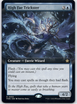 High Fae Trickster (Extended Art) [Foundations] (FDN) [MTG] Magic 453 - Image 1