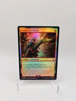 Hidden Footblade Foil ~ Assassin's Creed U MTG Ships ASAP FREE - Image 1