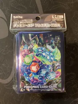 Pokemon Card Sleeves Terastal Terapagos Pokemon Center Japan 64ct NEW US Seller - Image 1