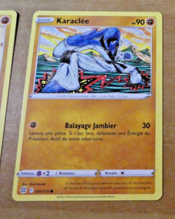 POKEMON STARS ETINCELANTES FRANCAISE CARD CARTE Karaclee 081/172 FR JCC NM - Image 1