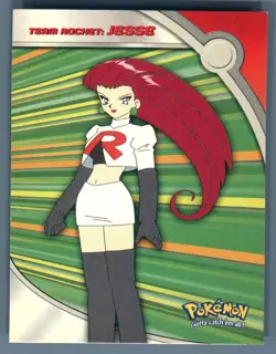 Pokemon Card Team Rocket Jesse HV2 TV Animation Edition Topps Series 2 NEAR MINT - Image 1