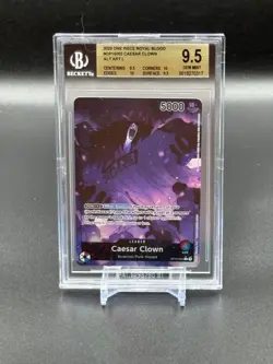 2025 One Piece Card Game Royal Blood | Caesar Clown ALT ART L # 002 | BGS 9.5 - Image 1
