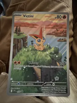 Pokemon Victini SVP 208 JUMBO Card Black Bolt White Flair PROMO 2025 - Image 1