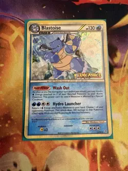 Blastoise HS Unleashed 13/95 Holo Rare Prerelease Promo Pokemon Card 2010 - Image 1