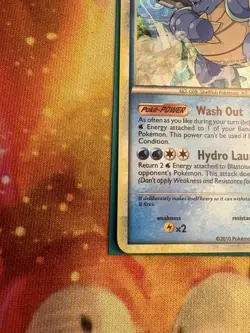 Blastoise HS Unleashed 13/95 Holo Rare Prerelease Promo Pokemon Card 2010 - Image 5