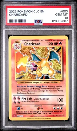 POKEMON PSA 10 2023 Charizard 003 CLC ENGLISH Trading Card Classic * 2667 - Image 1