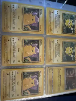 Pikachu 58/102 NM Yellow Cheeks Base Set Non-Holo Pokemon Card LV.12 #25 - Image 1