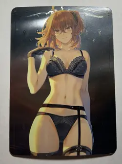 SEXY HEROINE WAIFU Fujimaru Ritsuka FATE ACG PREMIUM HOLOFOIL CARD NM - Image 1
