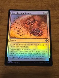 MTG Tarkir Dragonstorm - Duty Beyond Death - TDM 10 - FOIL - Image 1