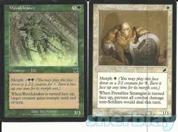MTG Magic the Gathering TCG SCOURGE Woodcloaker & Frontline Strategist - Image 1