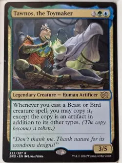 Tawnos, the Toymaker - The Brothers' War - Magic the Gathering MTG Nice! - Image 1