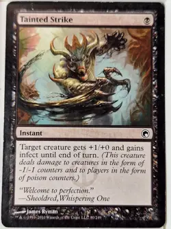 Tainted Strike - Scars of Mirrodin - Magic the Gathering MTG Nice! - Image 1