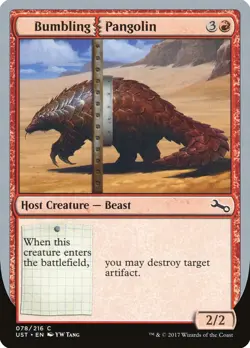 4x Bumbling Pangolin - NM - Unstable - SPARROW MAGIC mtg - Image 1