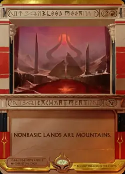 MTG English Blood Moon NM Foil Amonkhet Invocations - Image 1