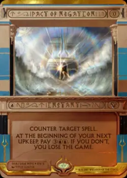 MTG English Pact of Negation NM Foil Amonkhet Invocations - Image 1