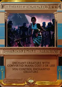 MTG English Threads of Disloyalty NM Foil Amonkhet Invocations - Image 1