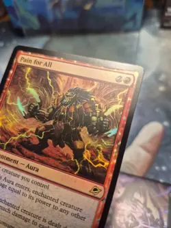 FOIL R 0151 Pain for All Aura Enchantment Rare Edge of Eternities MTG Card - Image 2