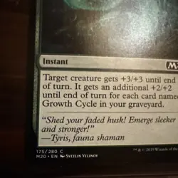 Growth Cycle Magic the Gathering Core Set 2020 M20 MTG Card FREE SHIPPING ! - Image 2