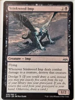 Stinkweed Imp - Duel Decks: Divine vs. Demoic - Magic the Gathering MTG Nice! - Image 1