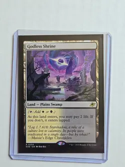 Godless Shrine - Edge of Eternities - NM - MTG Magic - Rare - Land - Image 1