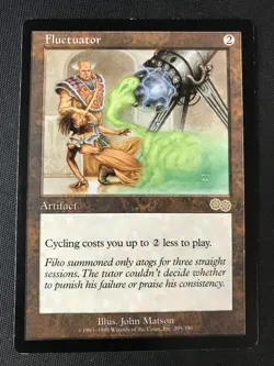 MTG Urza's Saga #295 Fluctuator MP - Image 1