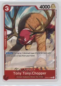2023 One Piece Card Game: Kingdoms of Intrigue OP04 Tony TonyChopper 0it8 - Image 1