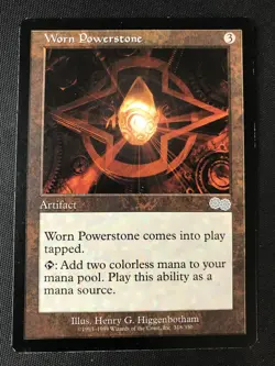 MTG Urza's Saga #318 Worn Powerstone LP - Image 1