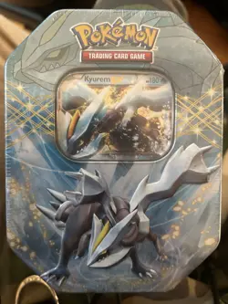 Pokemon TCG Tin Kyurem EX Tin 2012 Black & White Series *Factory Sealed/English* 885493552850 - Image 1