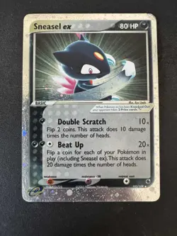 Pokemon TCG Sneasel ex || 103/109 Ruby & Sapphire Holo Rare - HP - Image 1