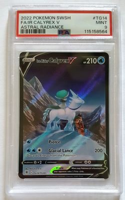 Ice Rider Calyrex V TG14 PSA 9 MINT POKEMON TCG 2022 Astral Radiance Full Art - Image 1