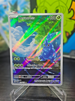 Heracross Pokemon TCG Scarlet & Violet Paldea Evolved Illustration Rare 194/193 - Image 1