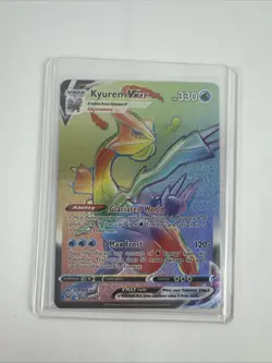 Pokemon Kyurem VMAX 197/196 Lost Origin Rainbow Secret Rare Holo - Image 1