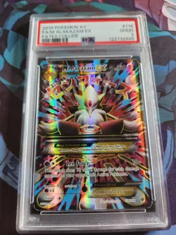 M Alakazam EX 118/124 Full Art - 2016 Pokemon XY Fates Collide - PSA 2 - Image 1
