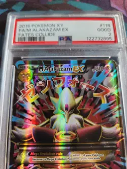 M Alakazam EX 118/124 Full Art - 2016 Pokemon XY Fates Collide - PSA 2 - Image 2