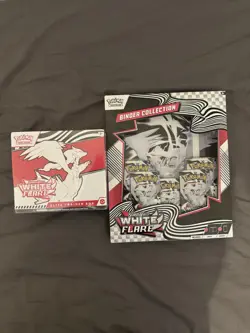Pokemon White Flare ETB And Binder Collection - I’m Hand - Fast Shipping 🚚💨 - Image 1