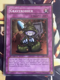 Yugioh: Graverobber - PSV-008 - Super Rare - 1st Edition - LP - Image 1