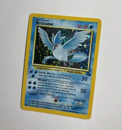 1999 Fossil Set Articuno Holo #2/62 Rare WOTC Pokemon Card TCG Original NM Mint - Image 3