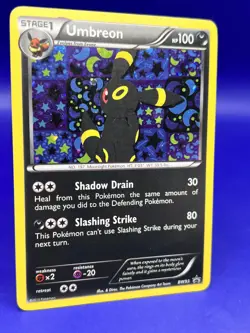 Pokemon Card Black And White BW93 Black Star Umbreon Promo Holo HP - Image 5