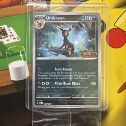Pokemon Umbreon - 130/197 - Obsidian Flames ENGLISH Stamped Sealed Promo Card - Image 2