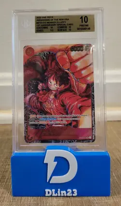 2023 ONE PIECE ENGLISH MONKEY D. LUFFY SPECIAL CARD ST01-012 BGS 10 PRISTINE - Image 1