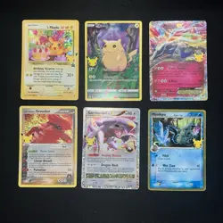 Pokemon Card Collection Lot Holos Full Arts Celebrations Pikachu More - Image 1