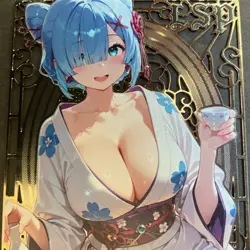 Goddess Story Gold METAL Card - Maiden Party Serial Number #101/200! Rem Anime - Image 2
