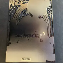 Goddess Story Gold METAL Card - Maiden Party Serial Number #101/200! Rem Anime - Image 5